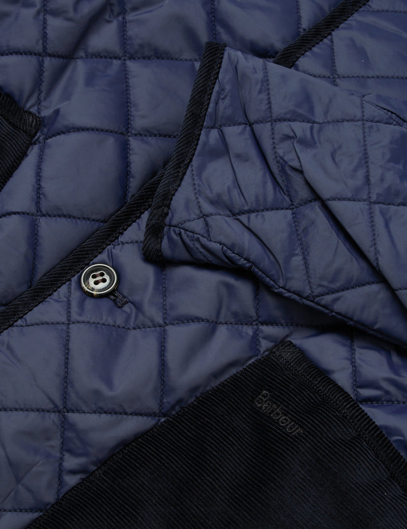 Barbour Hoxton Liddesdale Quilt Jacket - Navy Blue