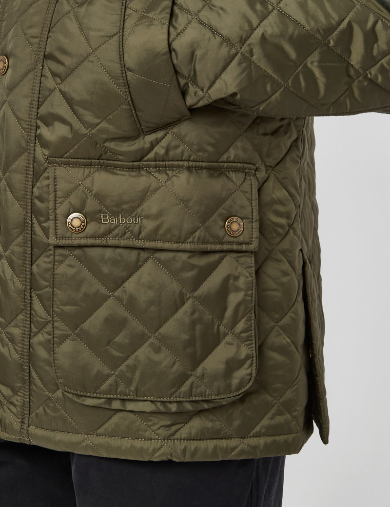 Barbour Ashby Quilted Jacket - Olive Green