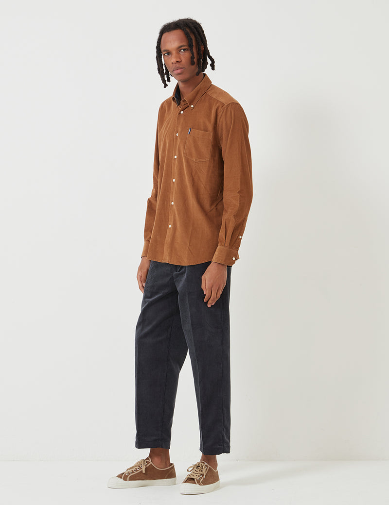 Barbour Cord 1 Tailored Shirt - Sandstone Brown