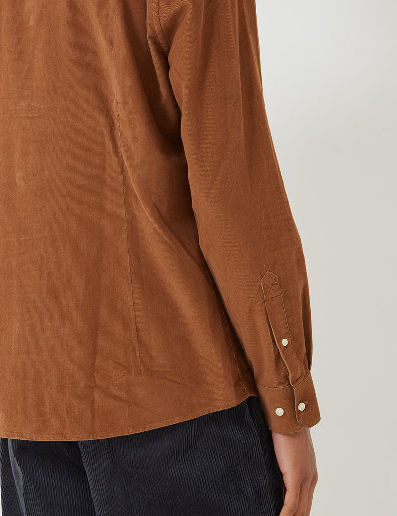 Barbour Cord 1 Tailored Shirt - Sandstone Brown