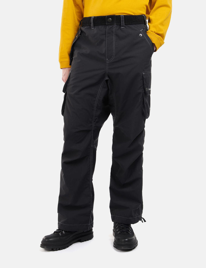 Barbour x And Wander Splits Pants (Relaxed, Taper) - Black I Urban 