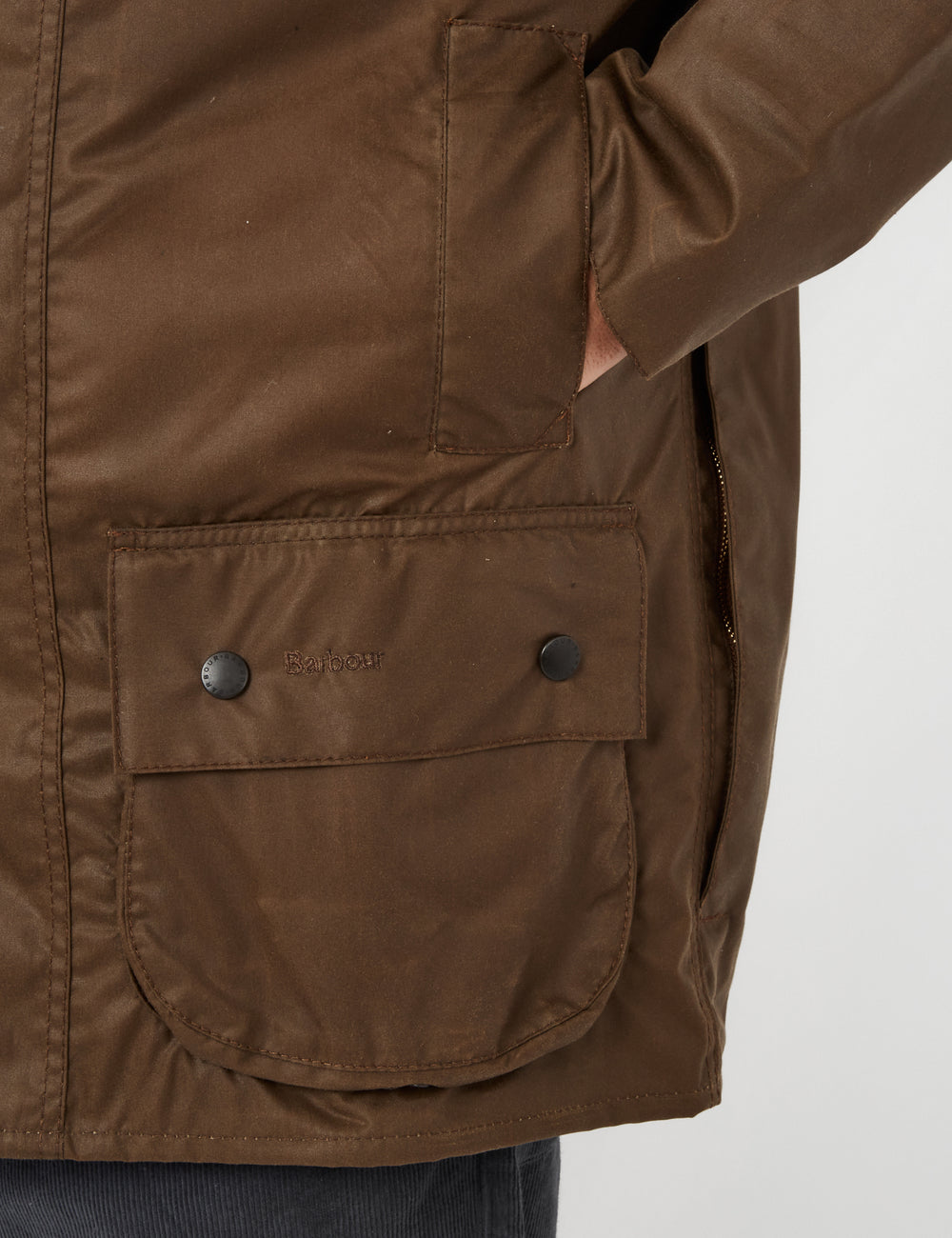 Barbour Beaufort Wax Jacket - Bark Brown I Urban Excess. – URBAN