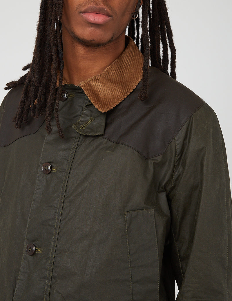 Barbour Gold Standard Oakby Wax Jacket - Olive