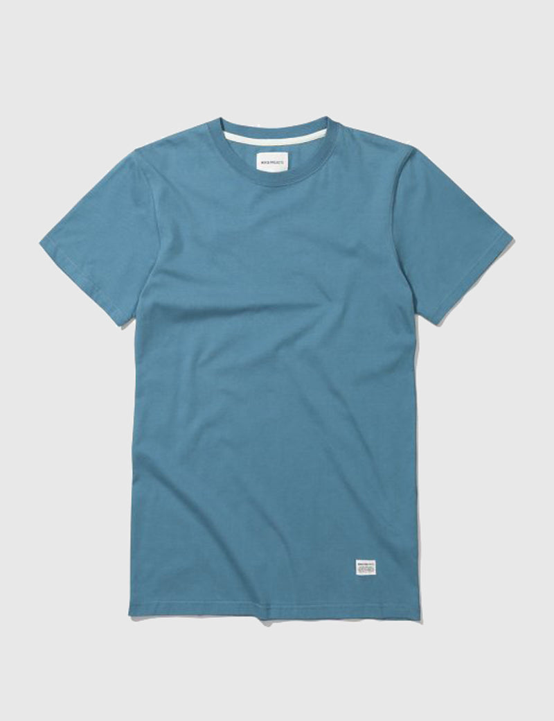 Norse Projects Niels Basic T-Shirt - Marginal Blue