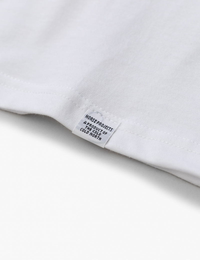 Norse Projects Niels Standard Logo T-Shirt - White