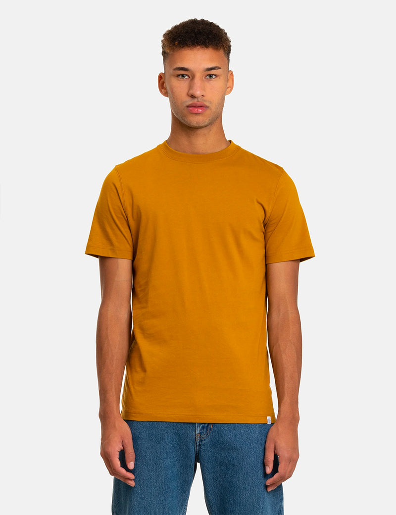 Norse Projects Niels Standard T-Shirt - Oxide Yellow