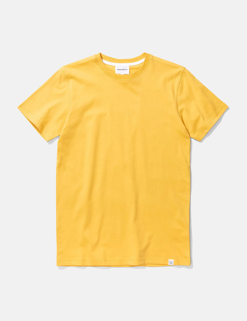 Norse Projects Niels Standard T-Shirt - Sunrise Yellow