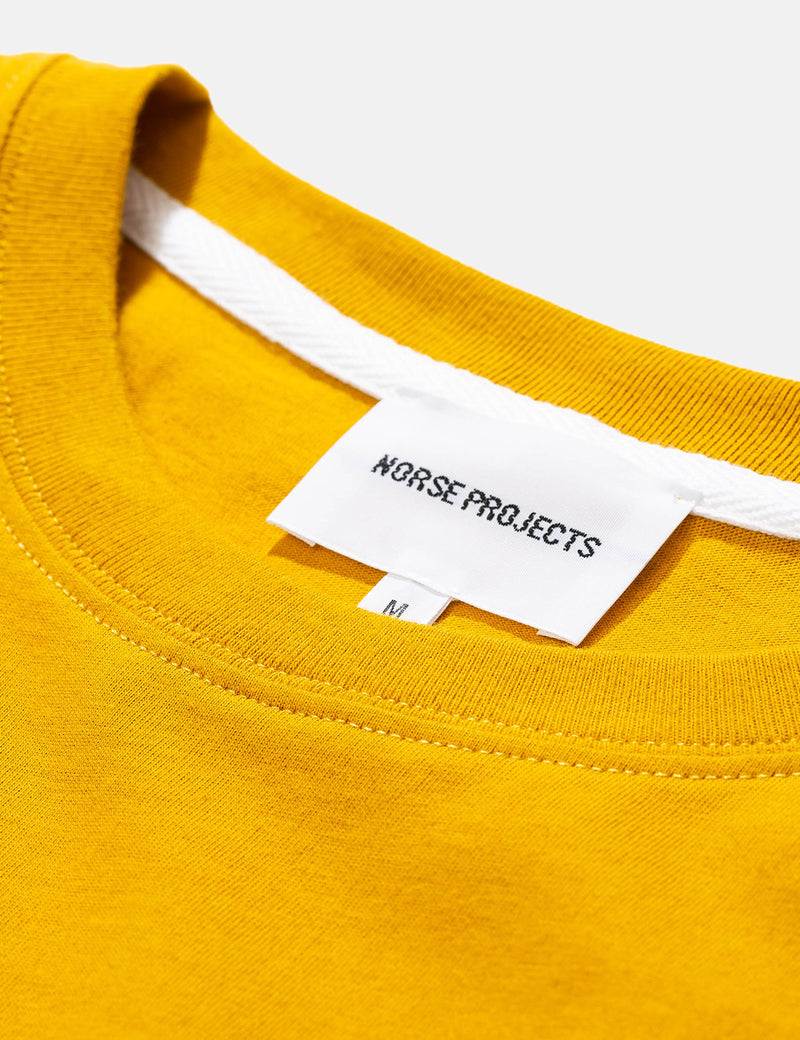 Norse Projects Niels Standard T-Shirt - Montpellier Yellow