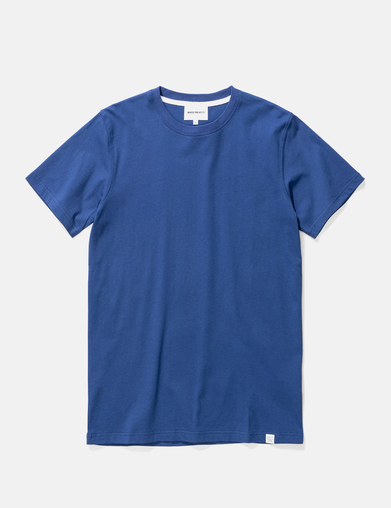 Norse Projects Niels Standard T-Shirt - Twilight Blue