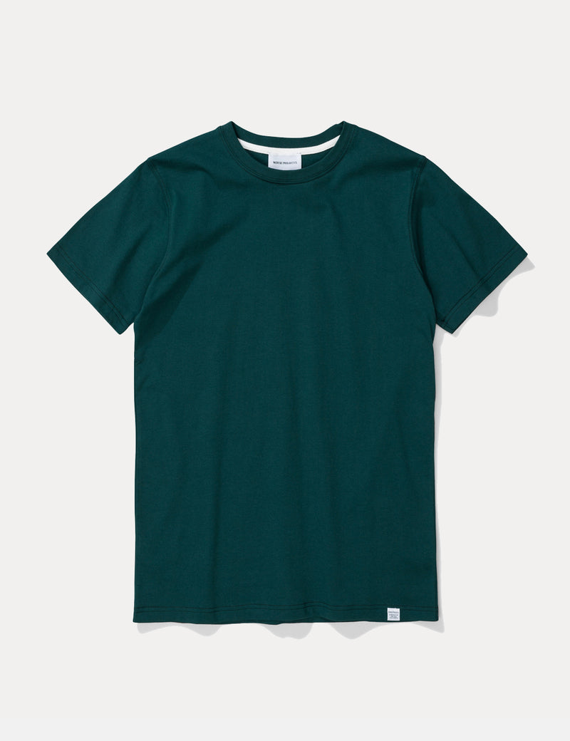 Norse Projects Niels Standard T-Shirt - Quartz Green
