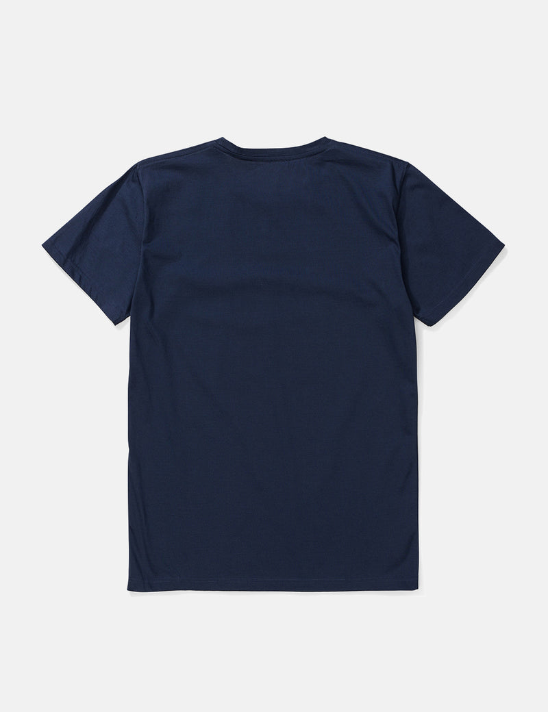 Norse Projects Niels Layer Logo T-Shirt - Dark Navy