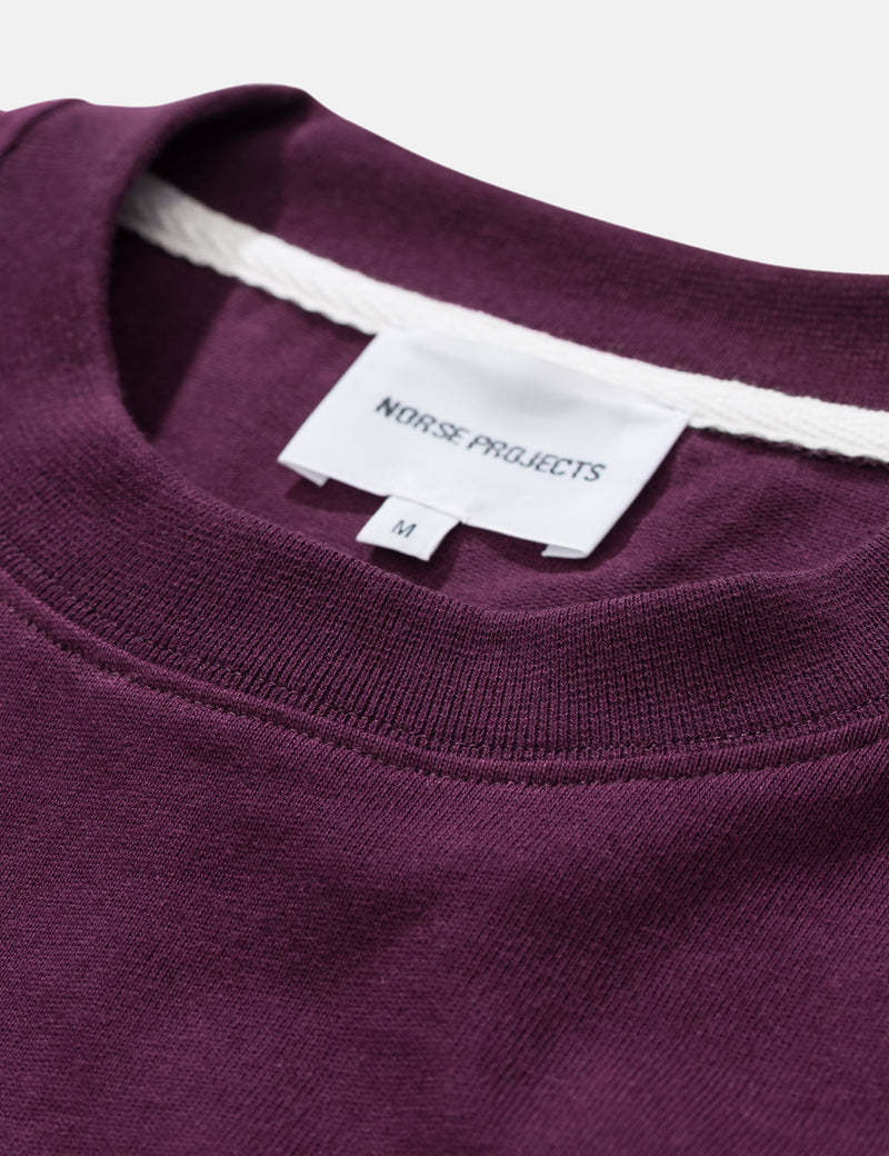 Norse Projects Johannes Pocket T-Shirt - Ritteri Purple