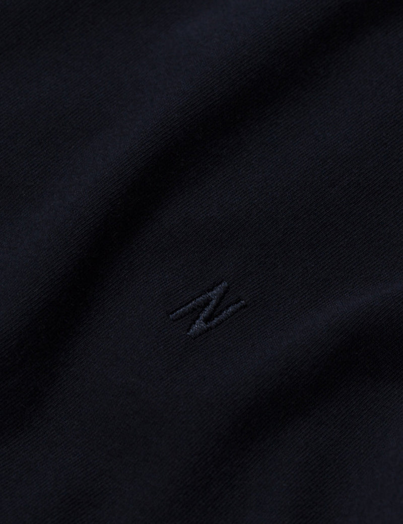 Norse Projects Niels Standard Logo Patch T-Shirt - Dark Navy Blue