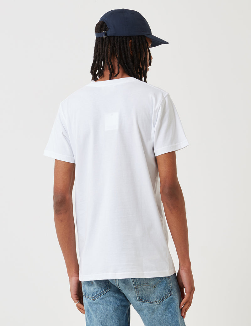 Norse Projects Niels Coordinates Logo T-Shirt - White