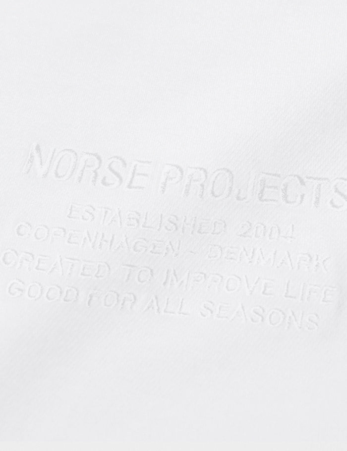 Norse Projects Niels Centre Logo T-Shirt - White