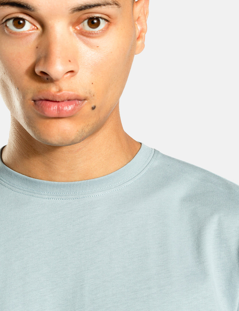 Norse Projects Niels Standard T-Shirt - Silver Blue