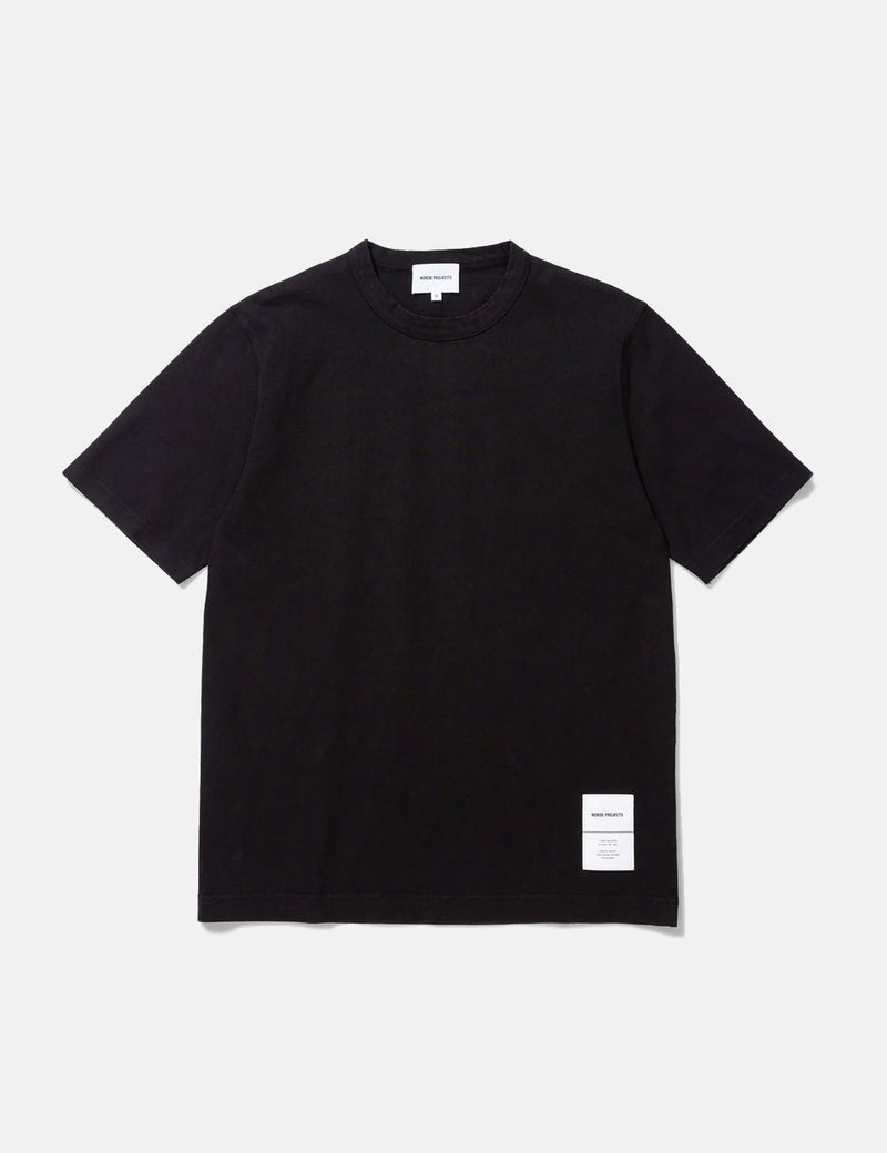 Norse Projects Holger Tab Series T-Shirt - Black