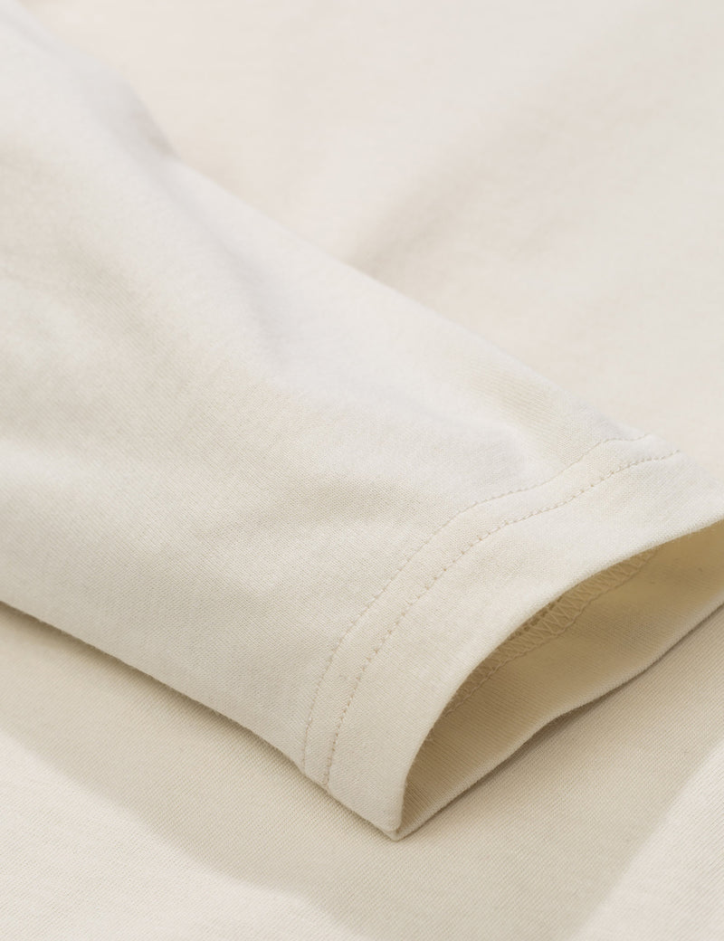 Norse Projects Niels Standard Long Sleeve T-Shirt - Kit White