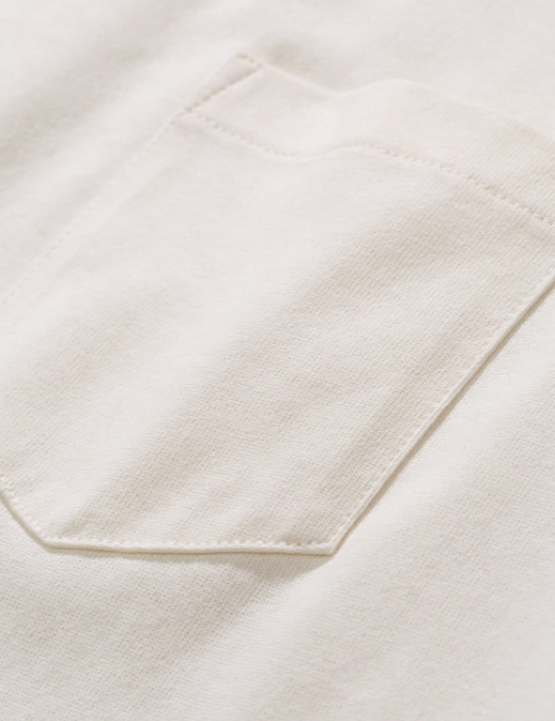 Norse Projects Johannes Pocket Long Sleeve T-Shirt - Ecru