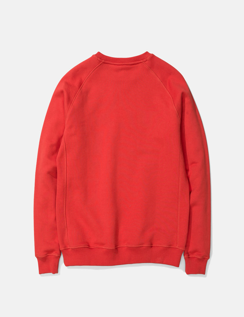 Norse Projects Ketel Summer Classic Sweatshirt - Coral Red