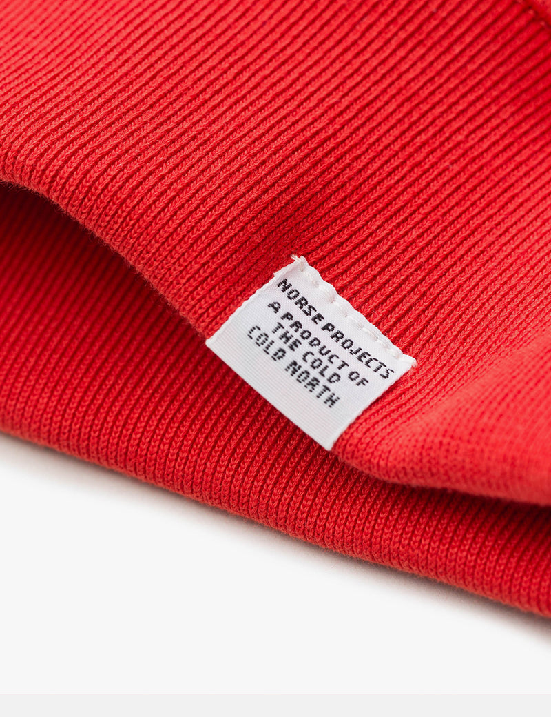 Norse Projects Ketel Summer Classic Sweatshirt - Coral Red