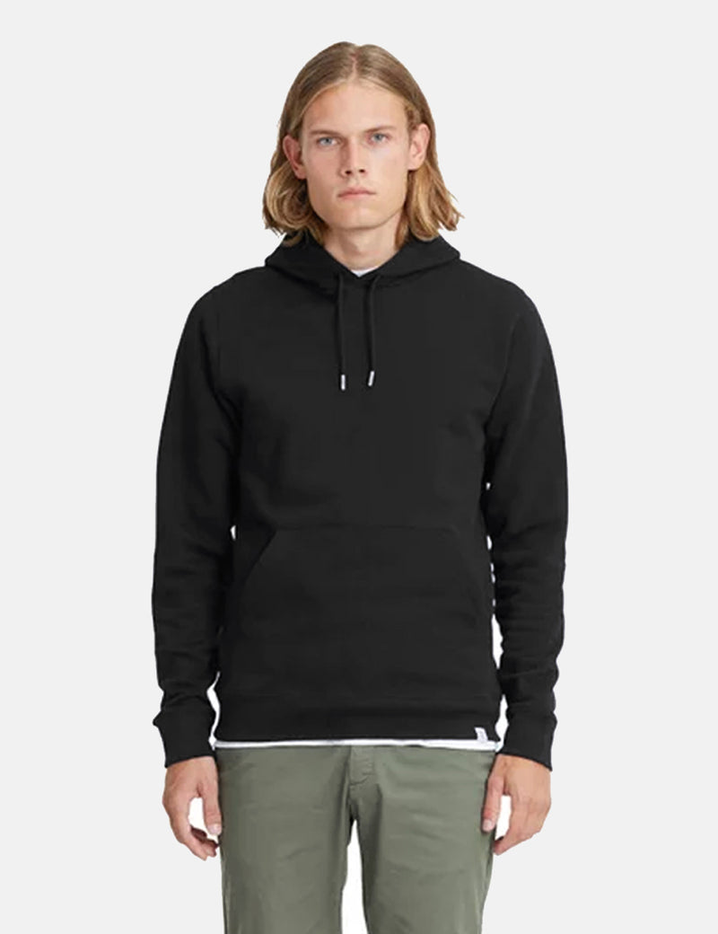 Norse Projects Vagn Classic Hooded Sweatshirt - Black