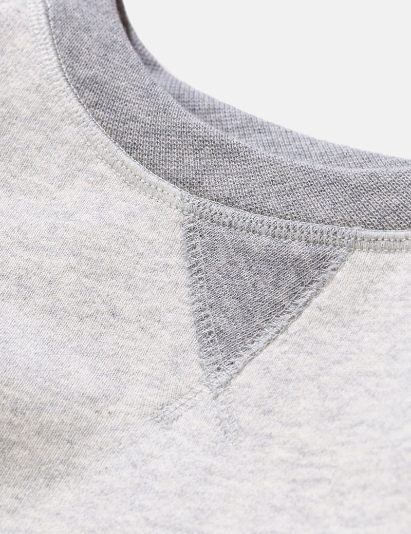 Norse Projects Ketel Contrast Sweatshirt - Light Grey Melange