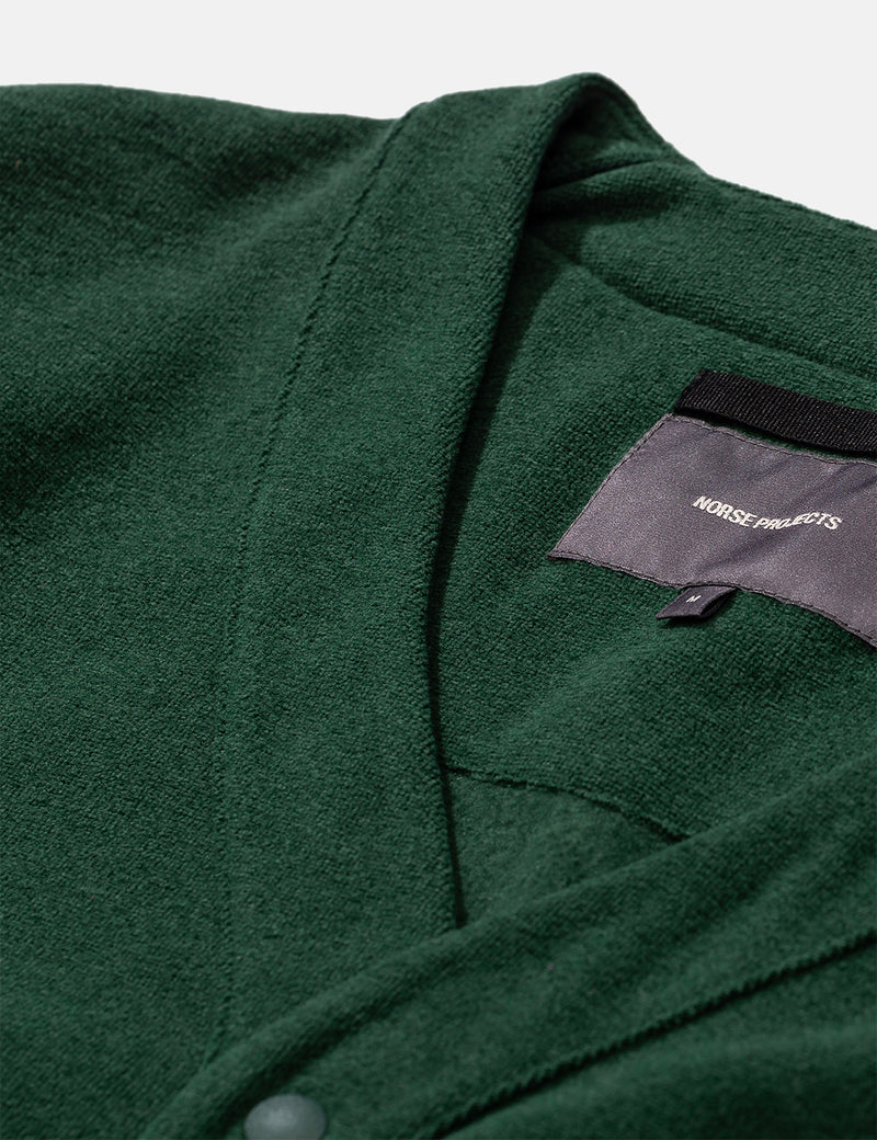 Norse Projects Vidar Fleece Jacket - Dartmouth Green