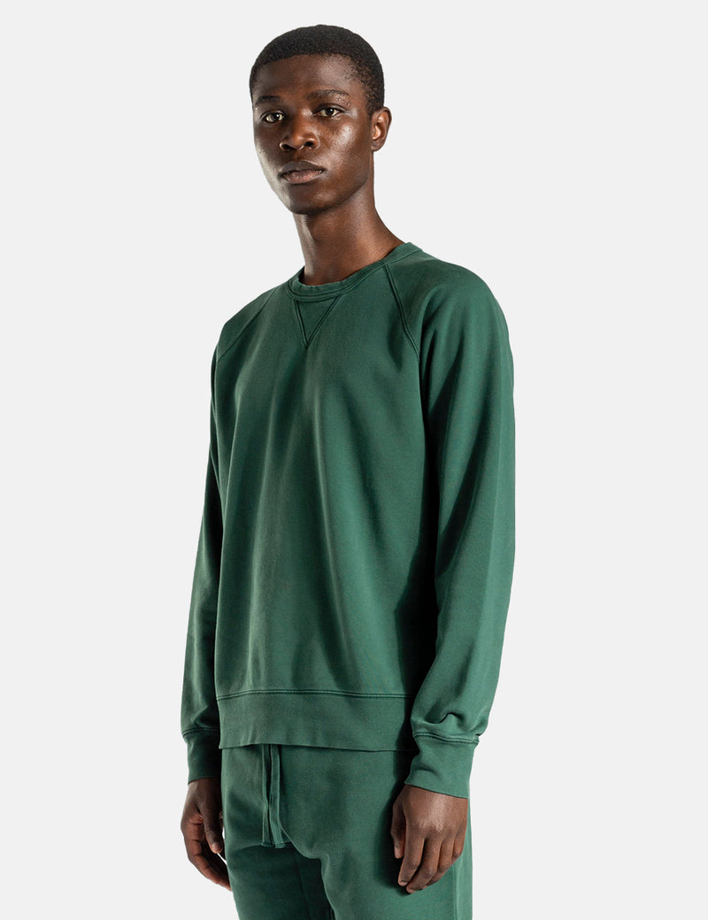 Norse Projects Kristian Sportswear GMD Crewneck Sweatshirt - Deep Sea Green