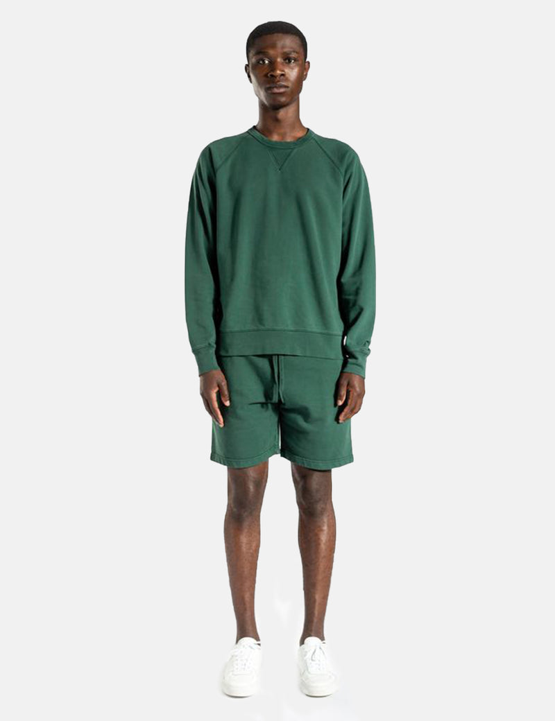 Norse Projects Kristian Sportswear GMD Crewneck Sweatshirt - Deep Sea Green