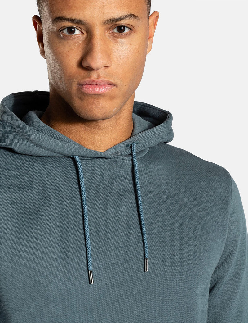 Norse Projects Vagn Classic Hooded Sweatshirt - Mineral Blue