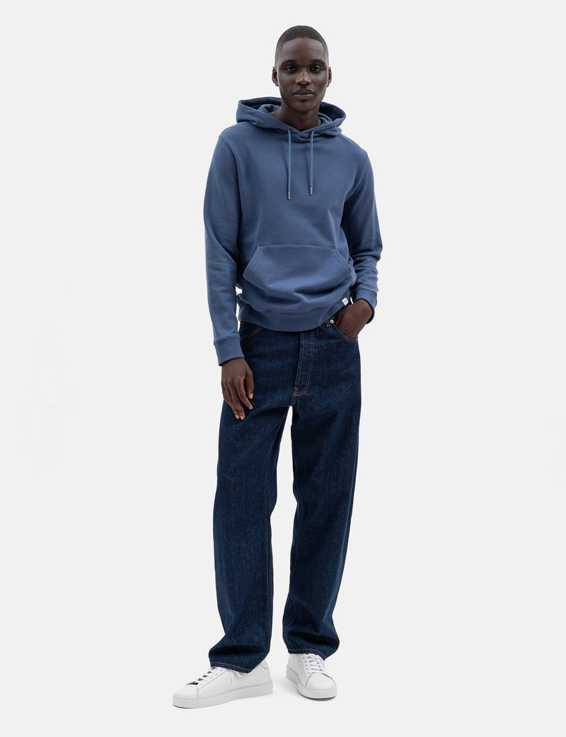 Norse Projects Vagn Classic Hooded Sweatshirt - Calcite Blue
