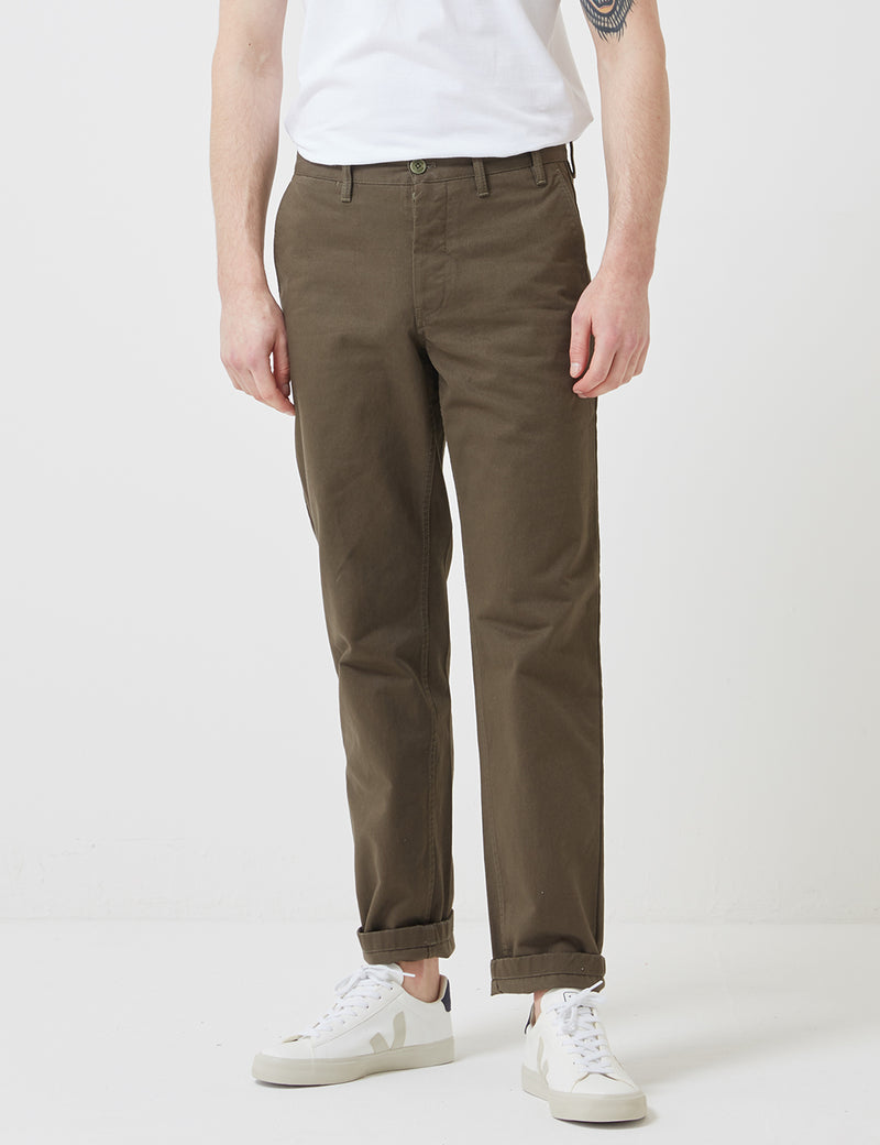 Norse Projects Aros Heavy Chino (Regular Fit) - Ivy Green