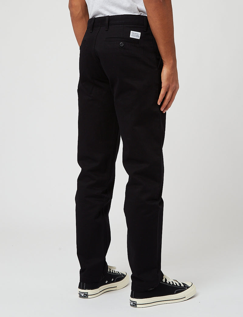 Norse Projects Aros Heavy Chino (Regular Fit) - Black
