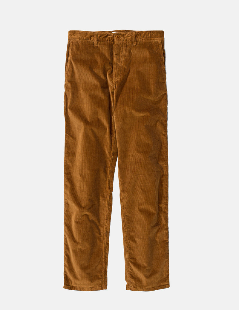 Norse Projects Aros Trousers (Corduroy) - Russet Brown