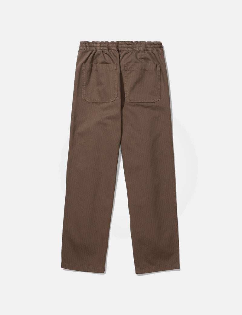 Norse Projects Evald Herringbone Trousers (Relaxed) - Taupe