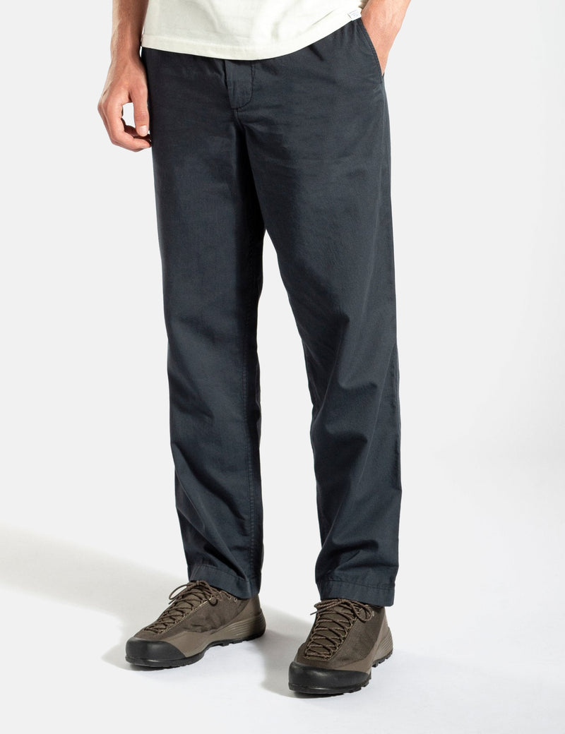 Norse Projects Ezra Trousers (Relaxed) - Slate Grey