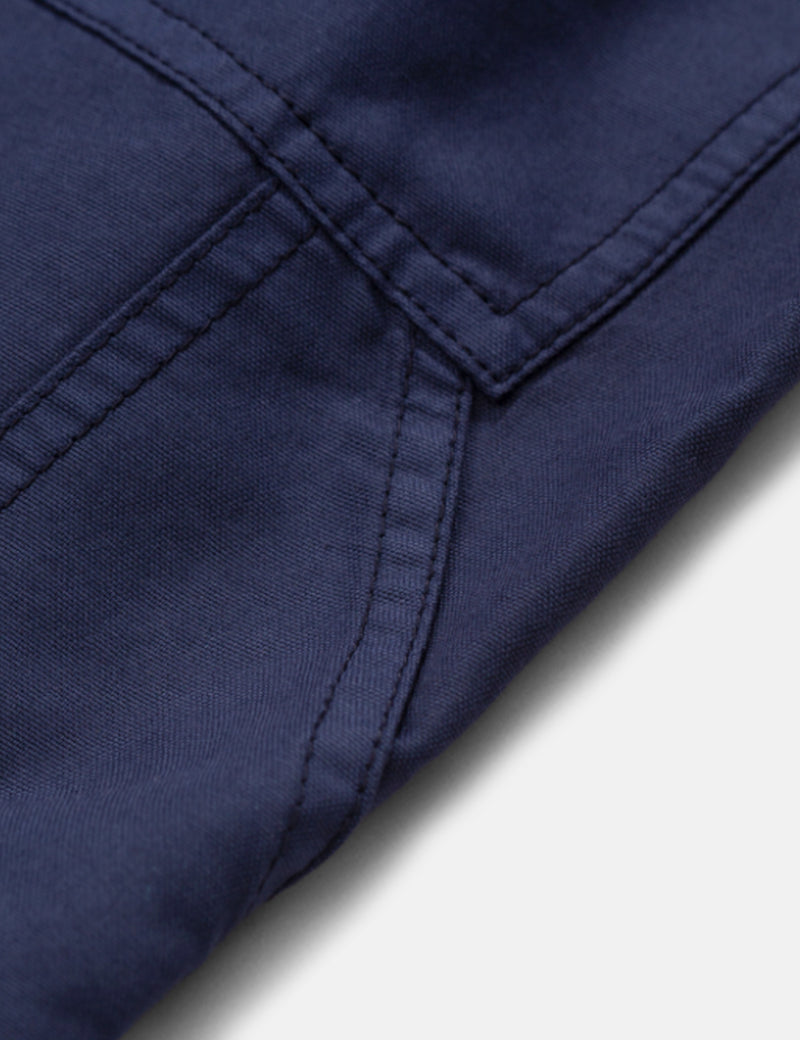 Norse Projects Evald Canvas Work Shorts - Navy Blue