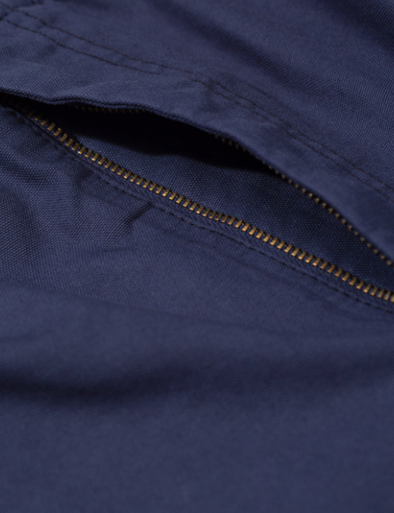 Norse Projects Evald Canvas Work Shorts - Navy Blue