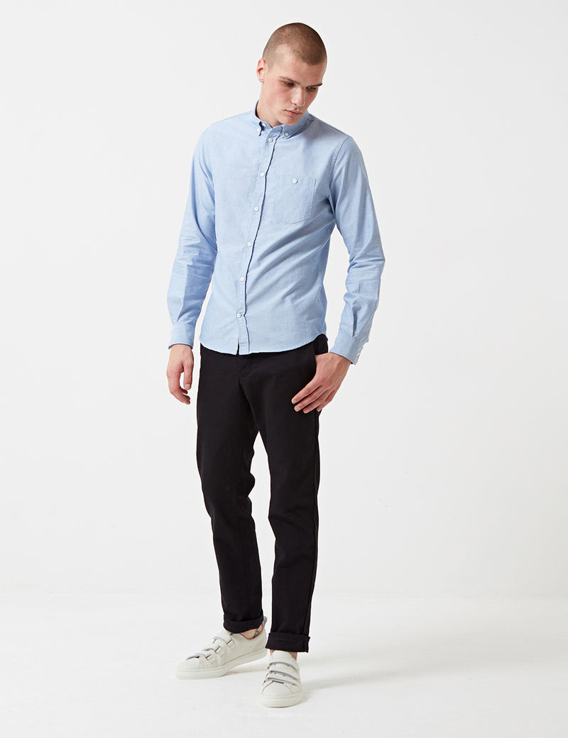 Norse Projects Anton Oxford Shirt - Blue