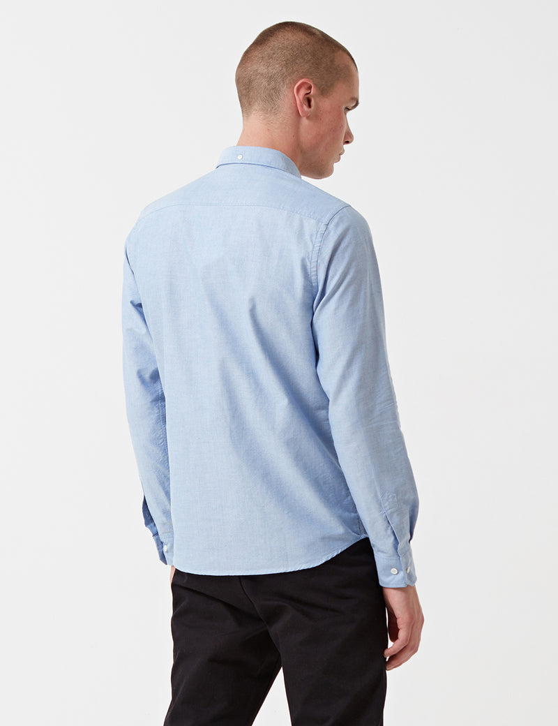 Norse Projects Anton Oxford Shirt - Blue