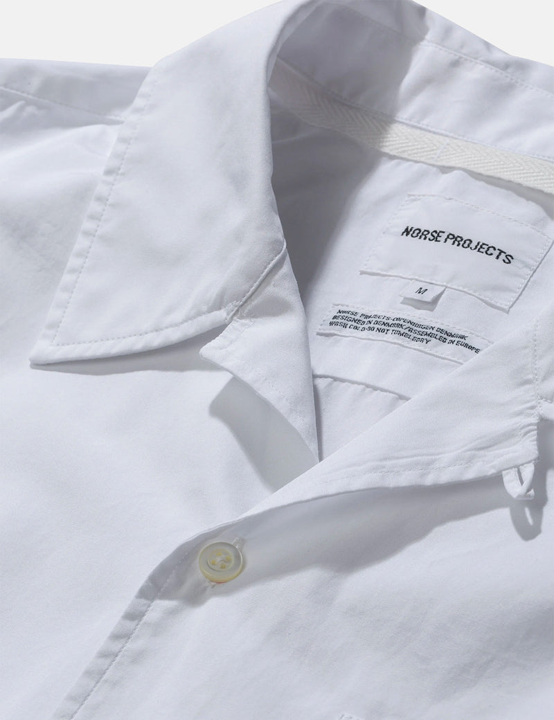 Norse Projects Carsten Poplin Shirt - White