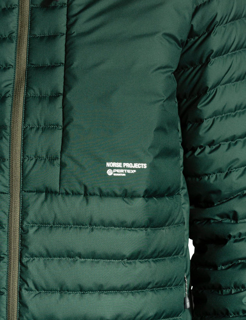 Norse Projects Alta Light Down Pertex Jacket - Forest Green