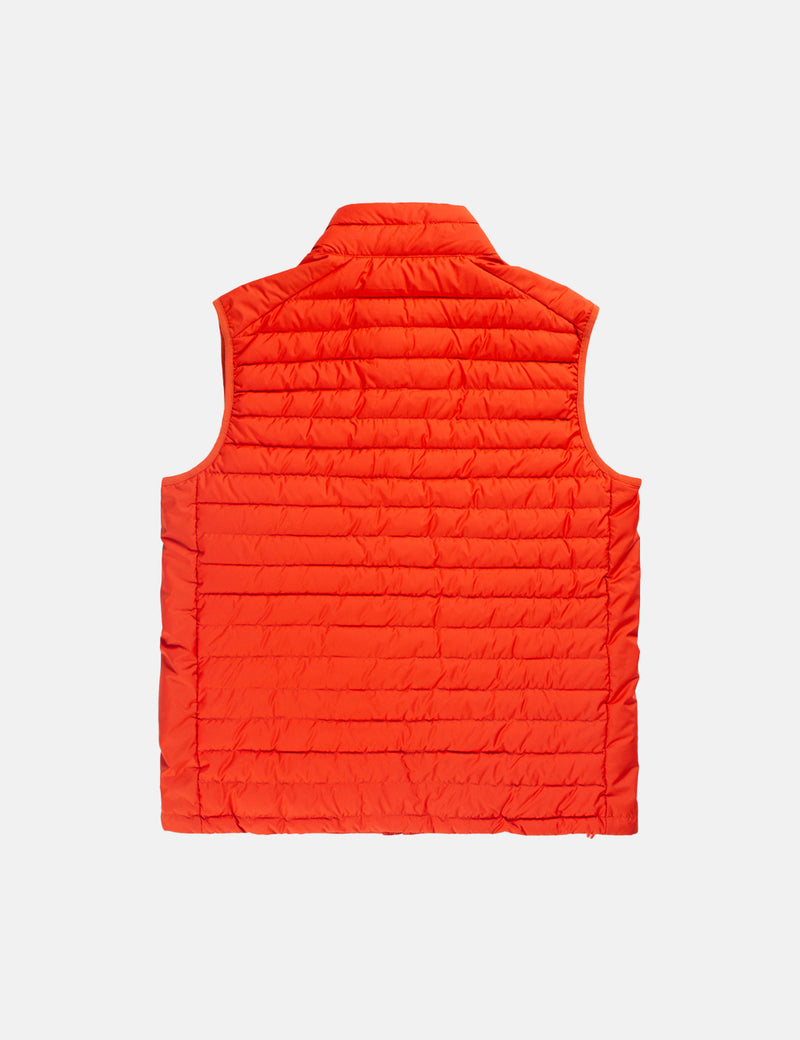 Norse Projects Birkholm Light Down Pertex Vest - Rescue Orange