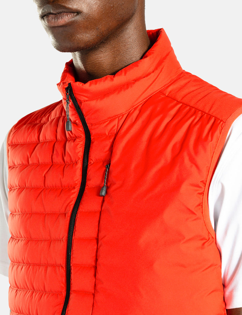 Norse Projects Birkholm Light Down Pertex Vest - Rescue Orange