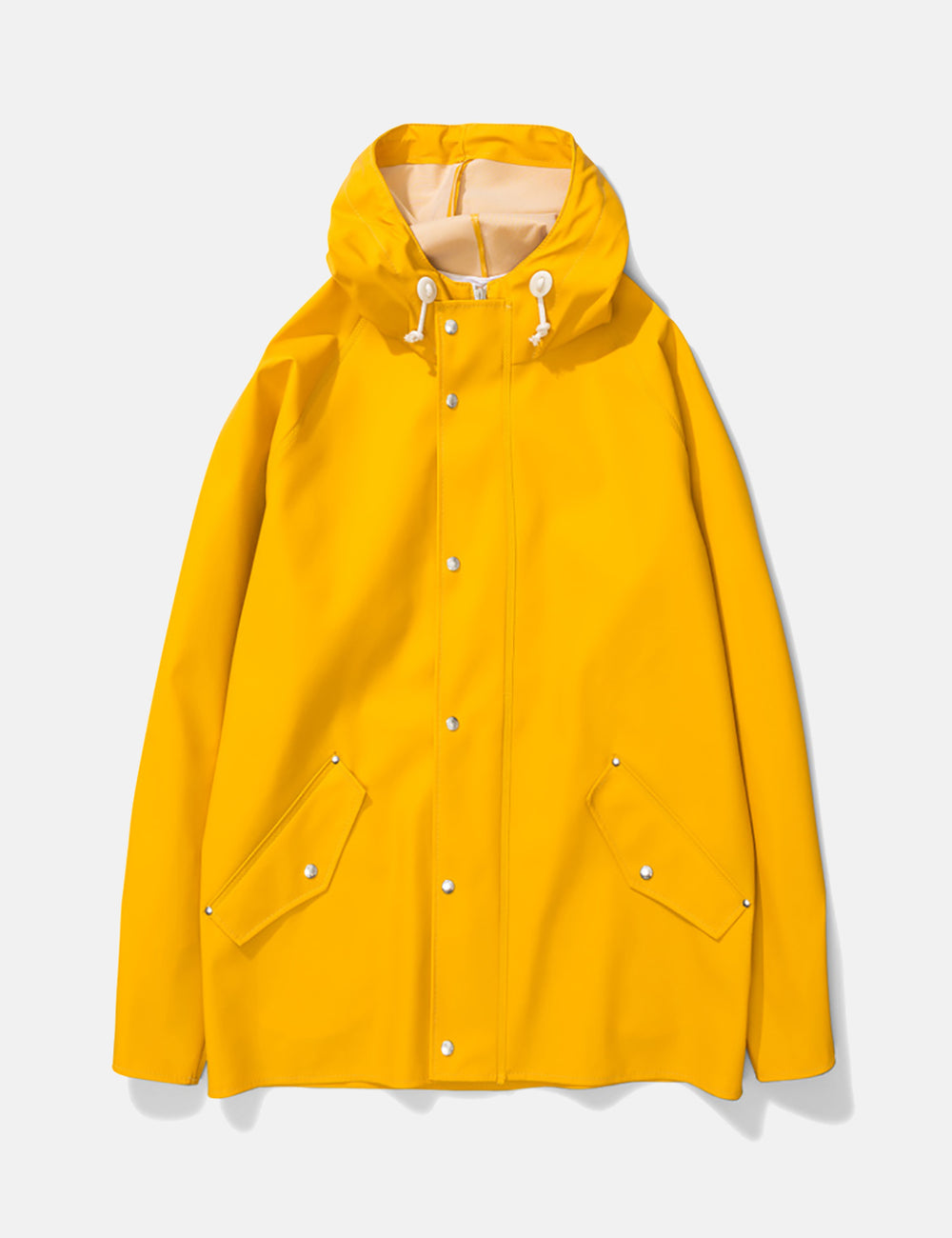 Norse Projects x Elka Anker Rain Jacket - Mustard Yellow | URBAN