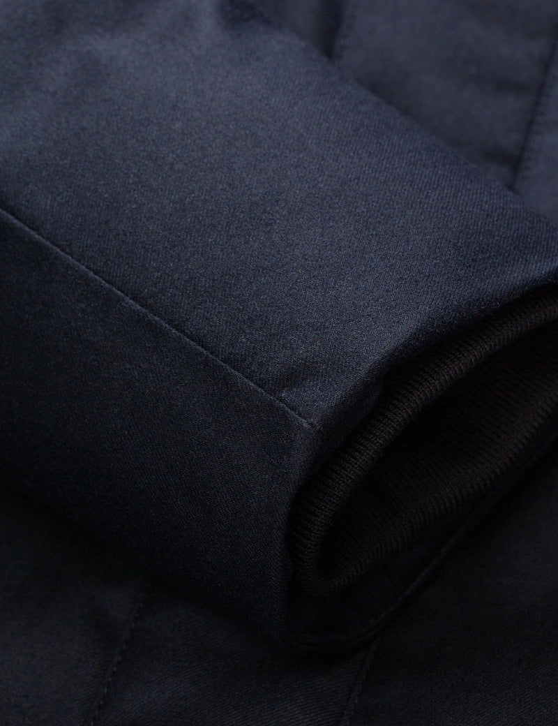 Norse Projects Rokkvi 5.0 Technical Wool Jacket - Dark Navy Blue