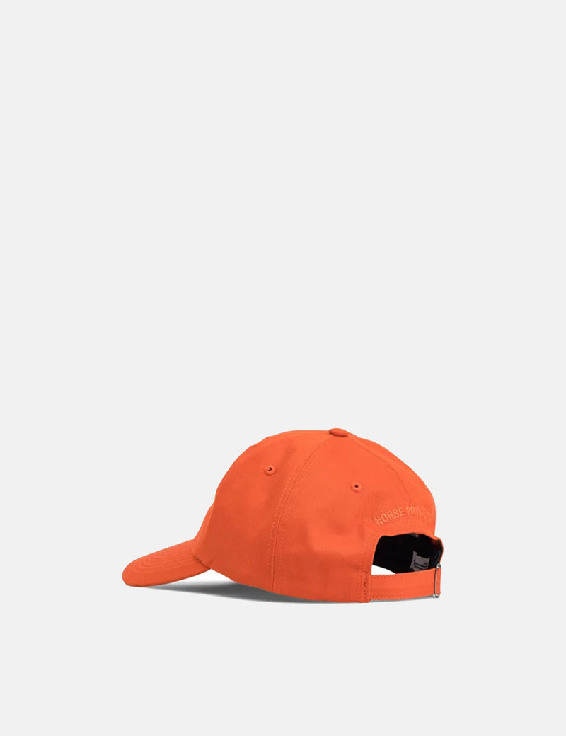 Norse Projects Twill Sports Cap - Oxide Orange