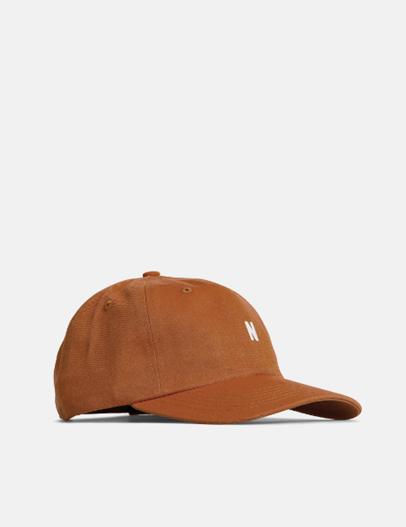 Norse Projects Twill Sports Cap - Burnt Ocher