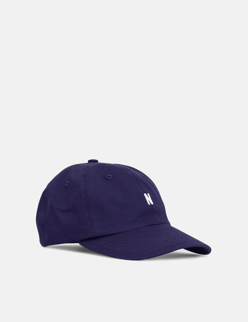 Norse Projects Twill Sports Cap - Nightshade Purple